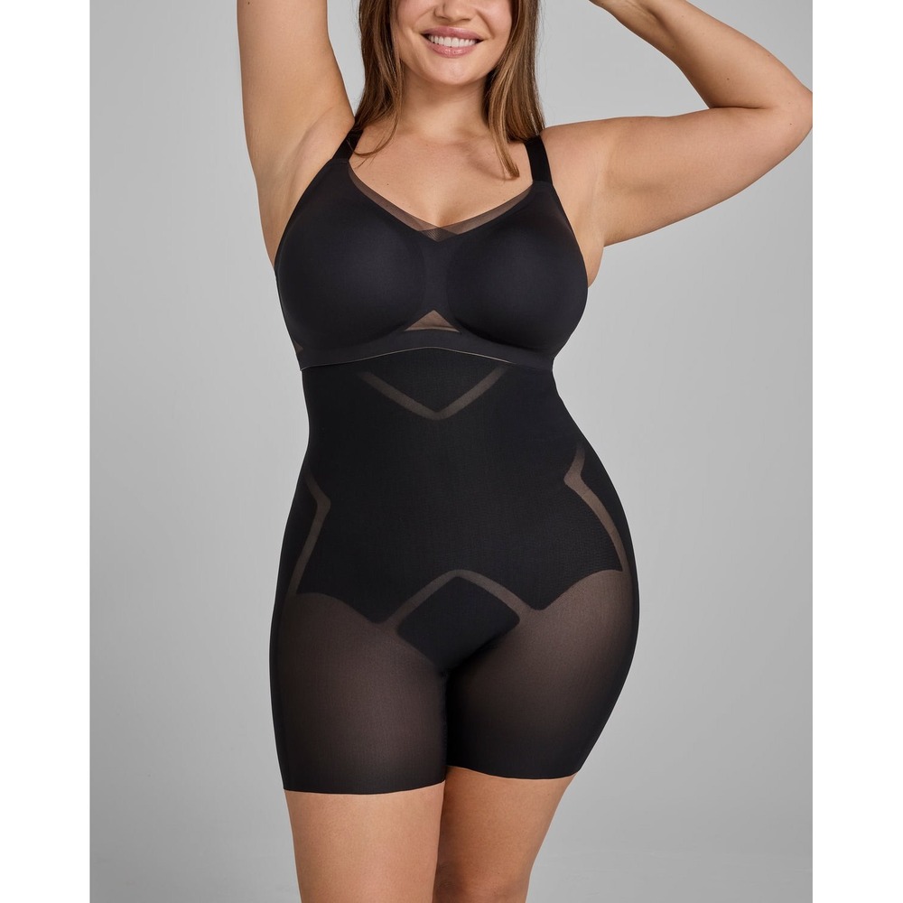 Honeylove MeshSculpt High-Waist Short Size 3X Onyx Black Women